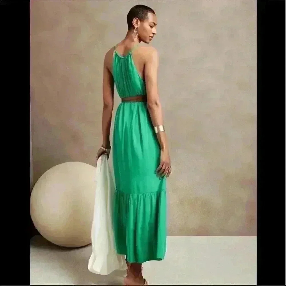 Banana Republic Halter Maxi Dress - Picture 2 of 6
